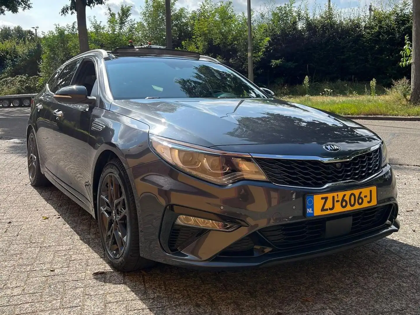 Kia Optima Optima 1.6 T-GDI GT-Line Grijs - 1