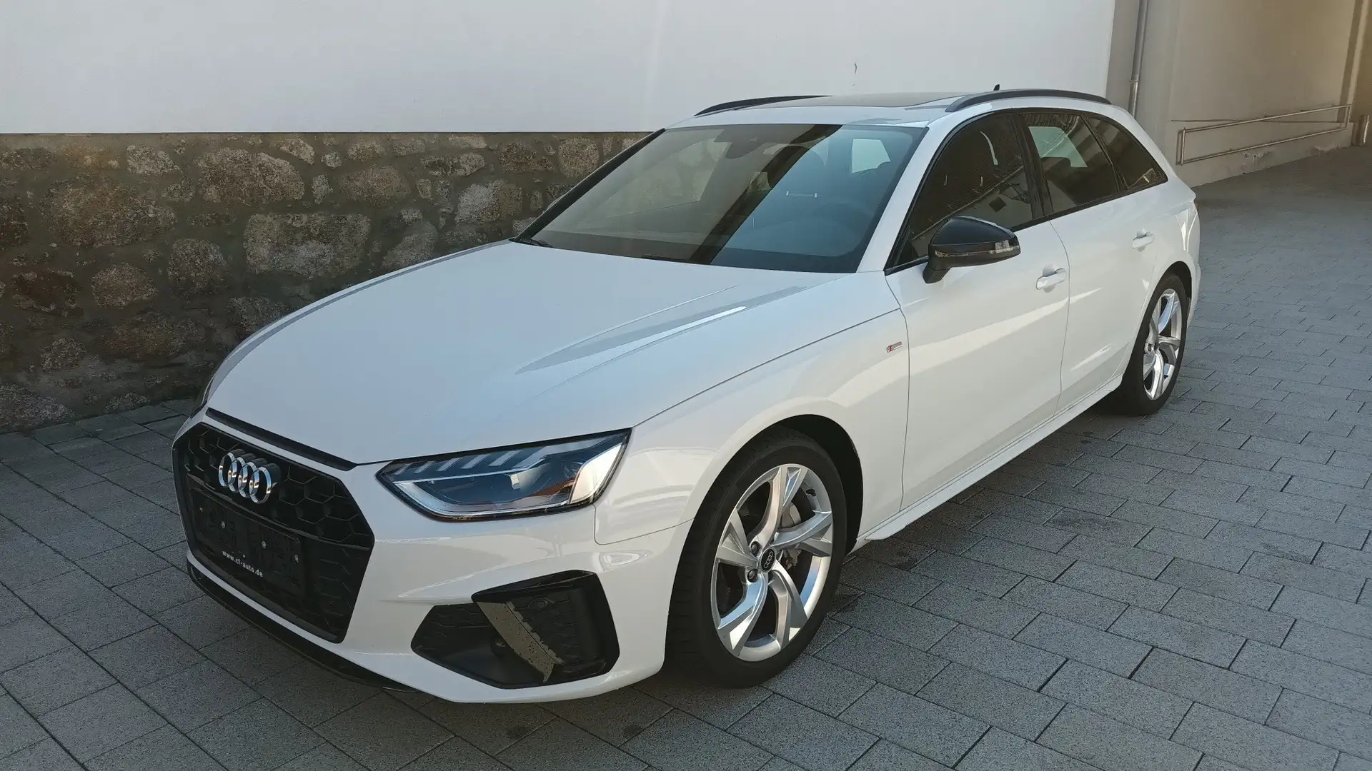 Audi A4 40 TDI S line 240Kmh Pano OptikPa Kamera Apple ACC Weiß - 1