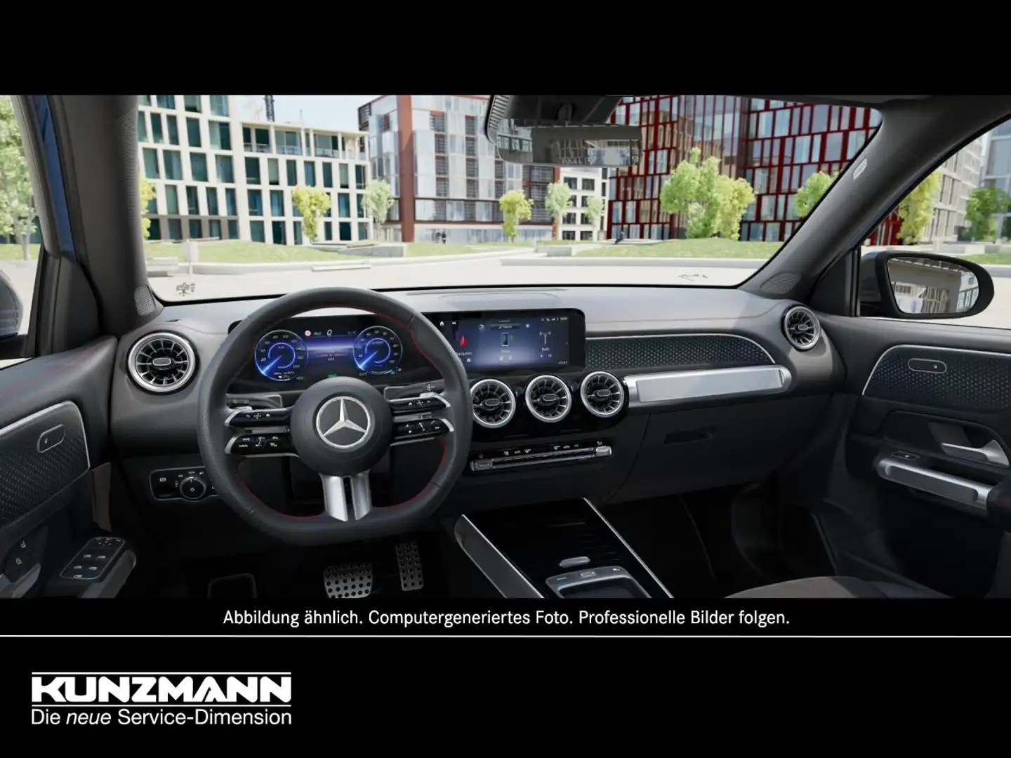 Mercedes-Benz EQB 350 4M AMG Night Navi 360° AHK Totwinkel Bleu - 2