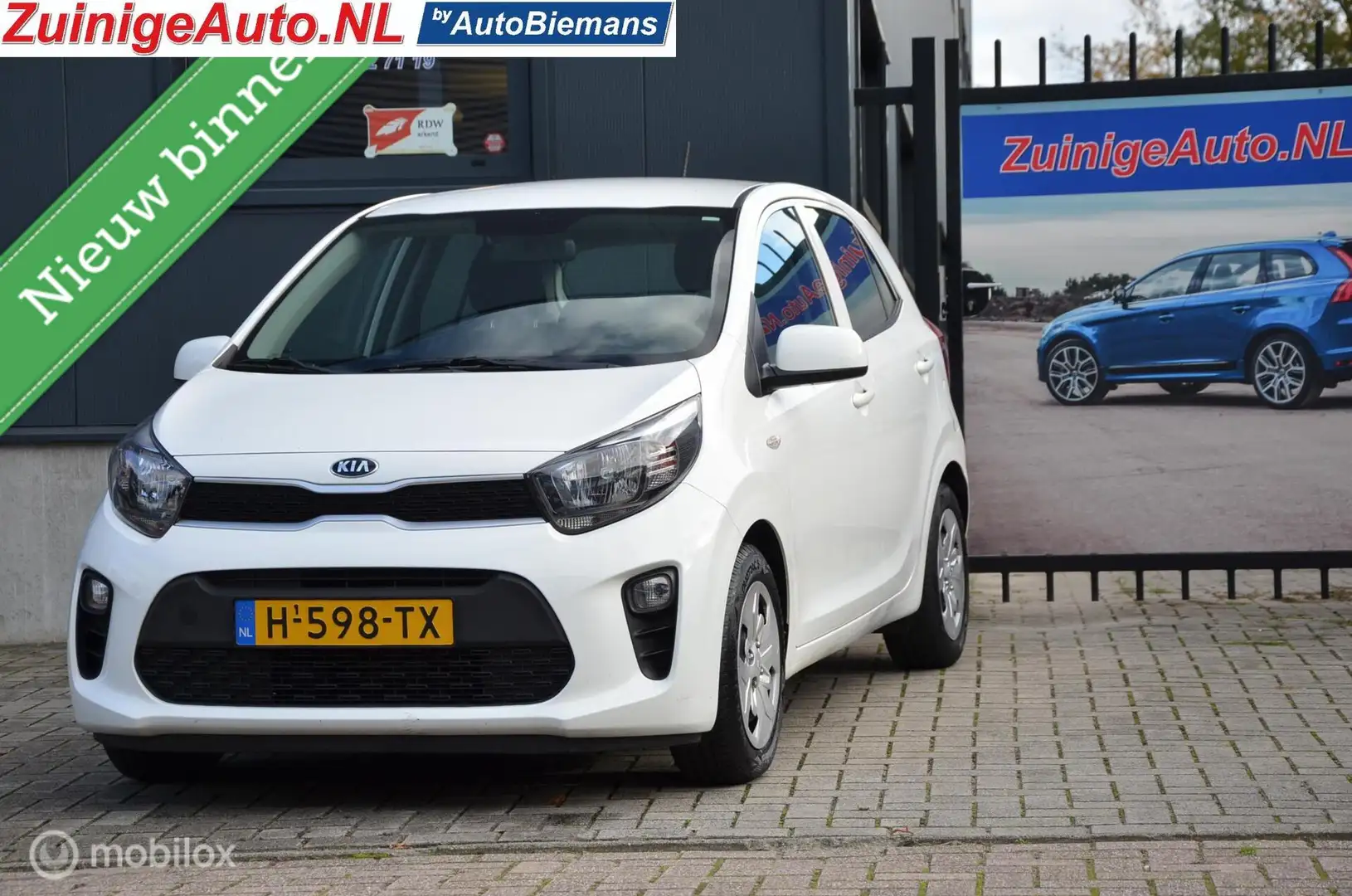 Kia Picanto 1.0i ComfortLine 1e eigenaar 62.700km 2020 Blanc - 1