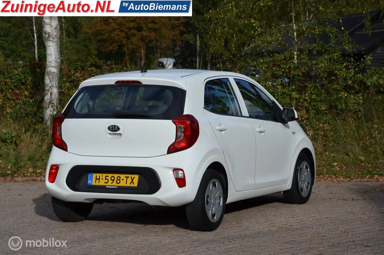 Kia Picanto 1.0i ComfortLine 1e eigenaar 62.700km 2020 Blanc - 2