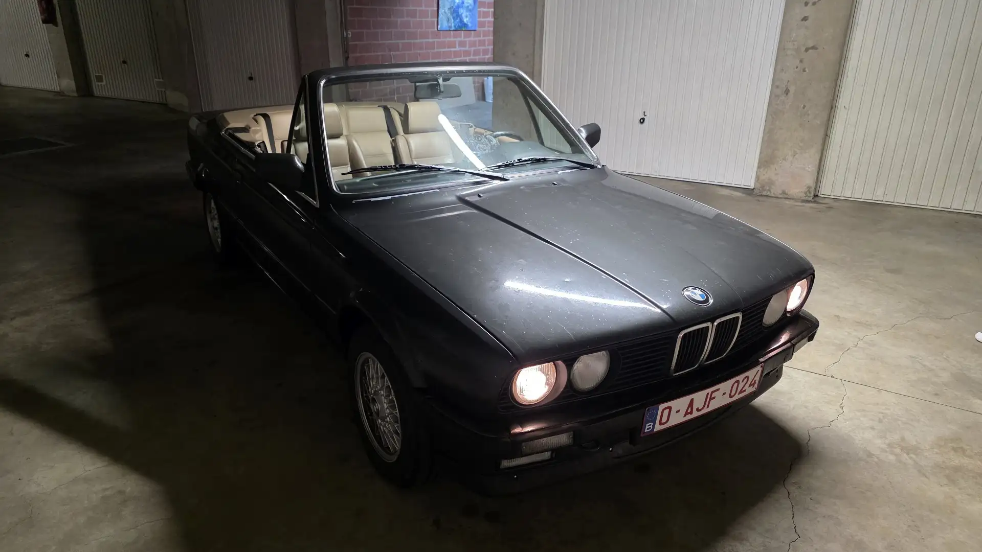 BMW 320 E30, CABRIOLET, AUTOMATIQUE, INTERIEUR CUIR, 1989 - 2