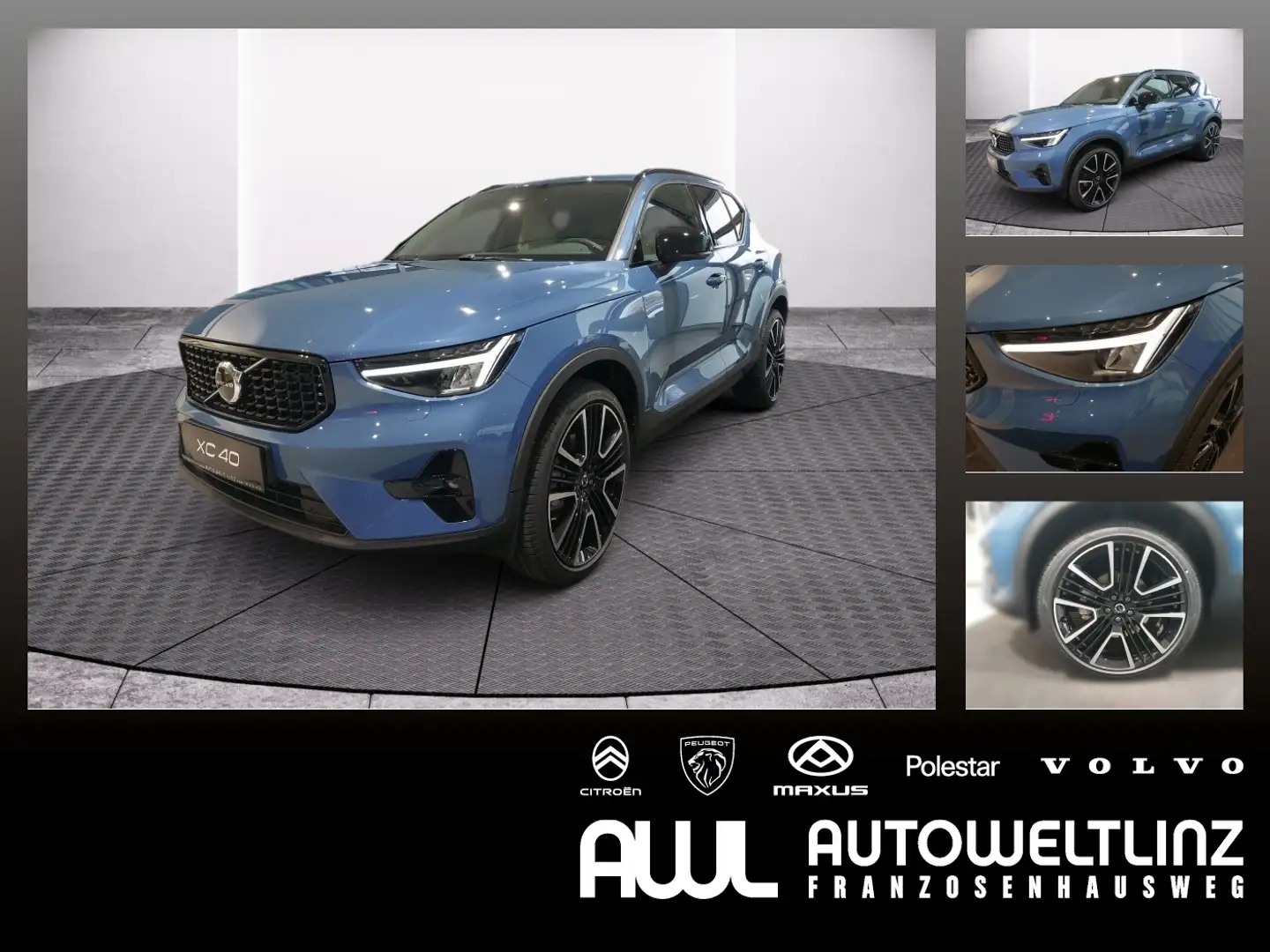 Volvo XC40 B3 Ultimate Dark Aut. FLA W-Paket KlimaA Blau - 1