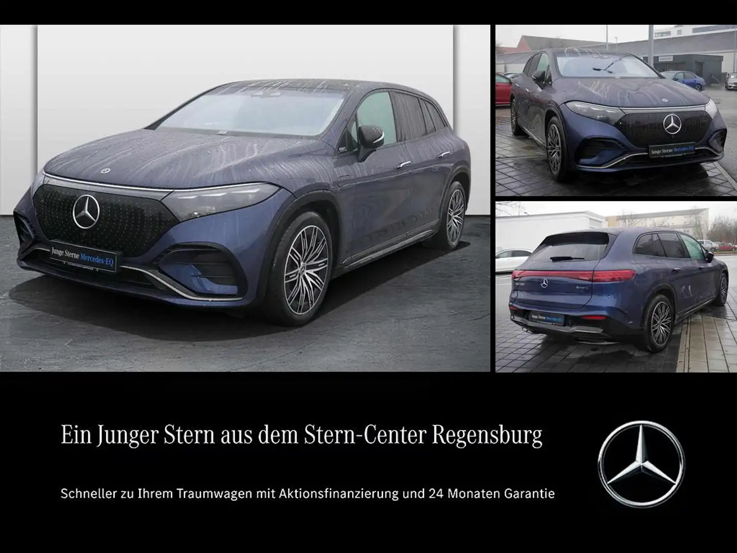 Mercedes-Benz EQS 4M SUV AMG PREMIUM PLUS+PANO+FOND TV+AIR Azul - 1