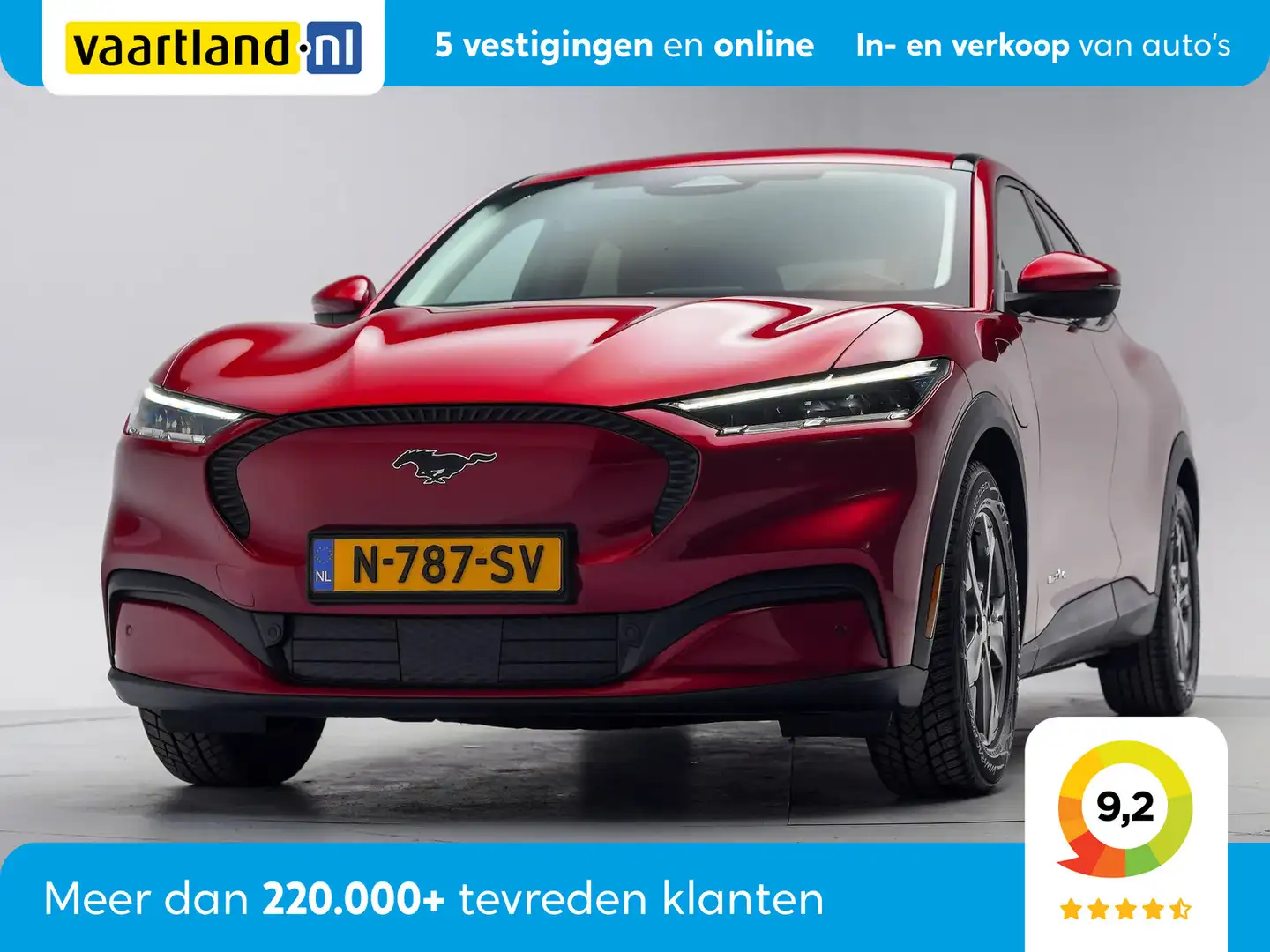 Ford Mustang Mach-E RWD 75 kWh 3 fase [ Leder Stoel-en Stuurverwarming Rouge - 1
