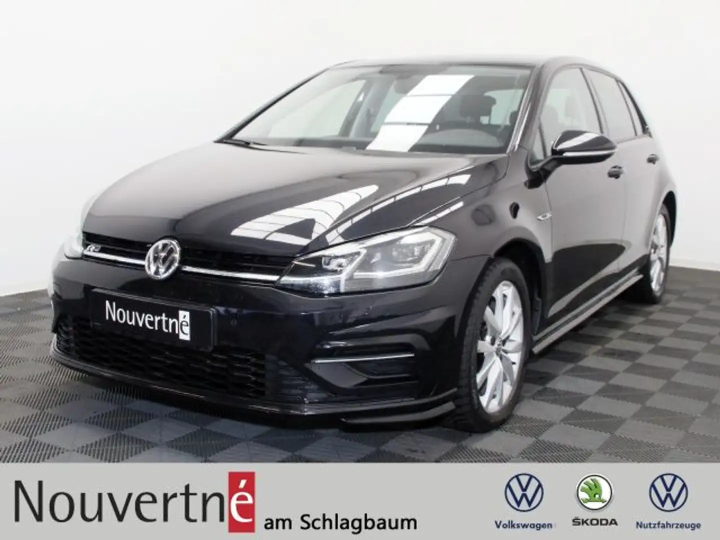 Volkswagen Golf VII 1.5 TSI R-Line + Navi + LED + Bluetooth Schwarz - 1
