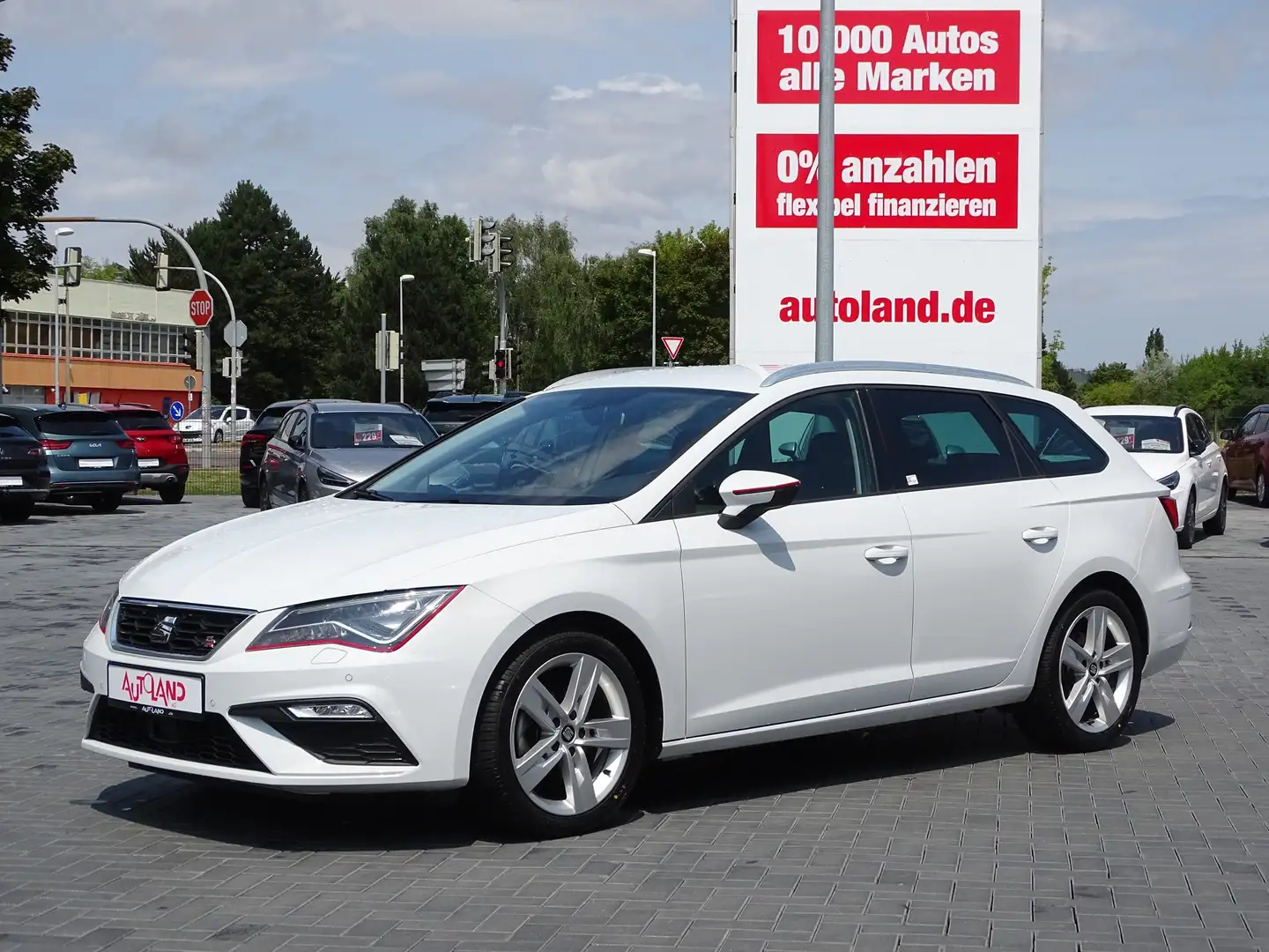 SEAT Leon ST 1.4 TSI LED Navi DAB Sitzheizung Leder Blanc - 2