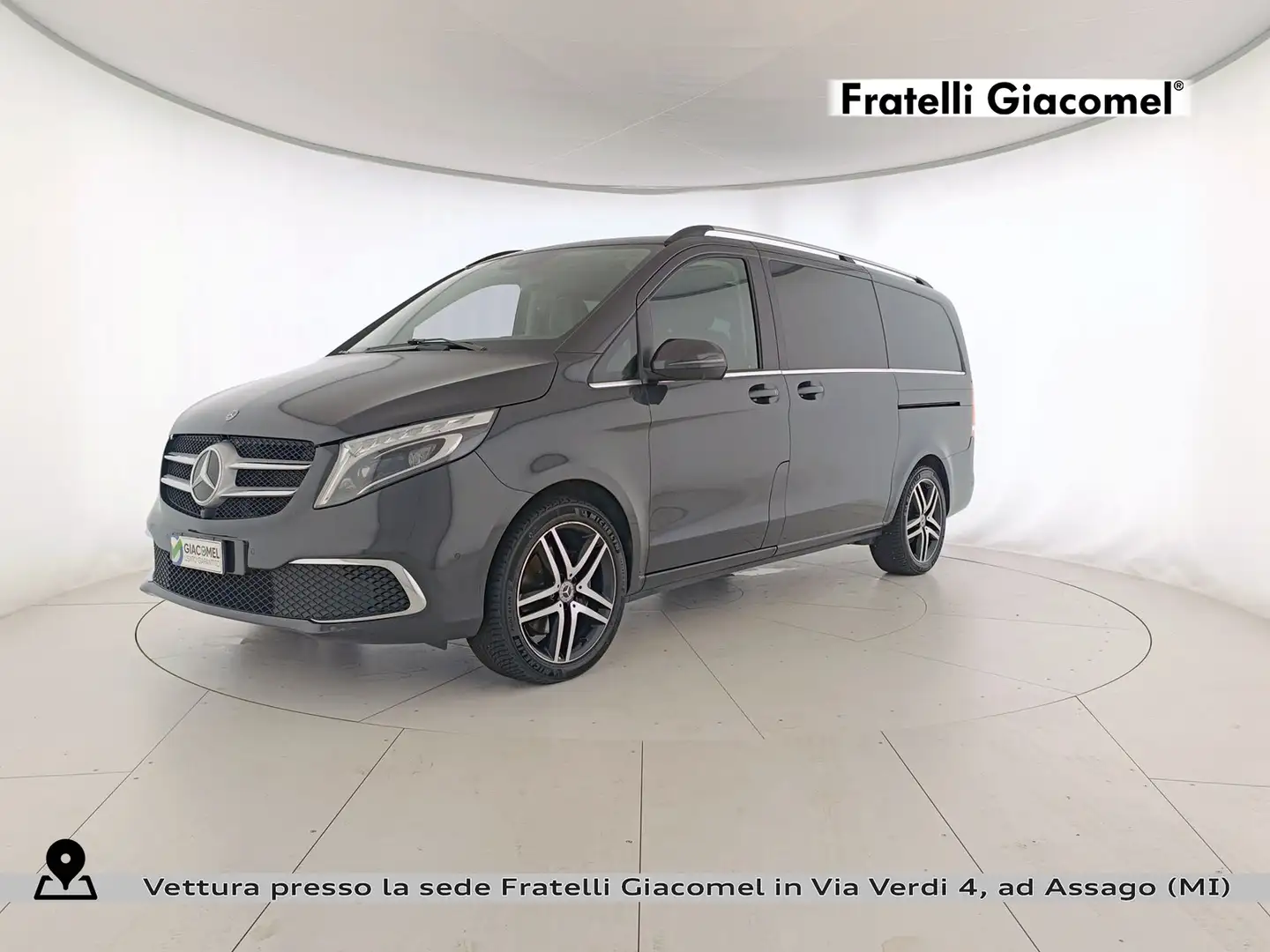 Mercedes-Benz V 250 long 250 d premium 4matic auto Zwart - 1