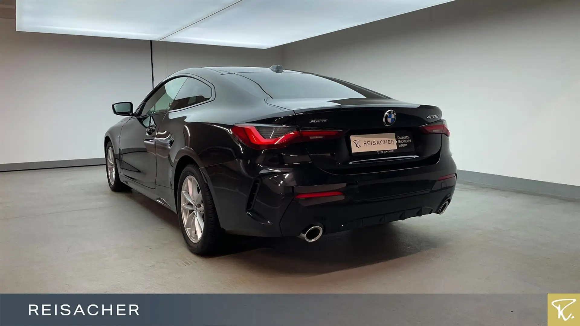 BMW 420 420d A xDrive Coupé M Sport LCI,LCP,HUD,ACC,360° Noir - 2