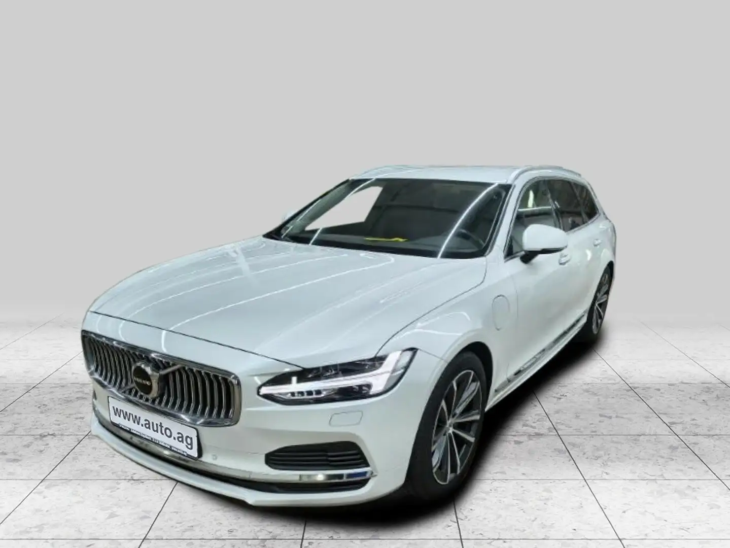 Volvo V90 Inscription T6 PHEV AWD AHK TOP Weiß - 2