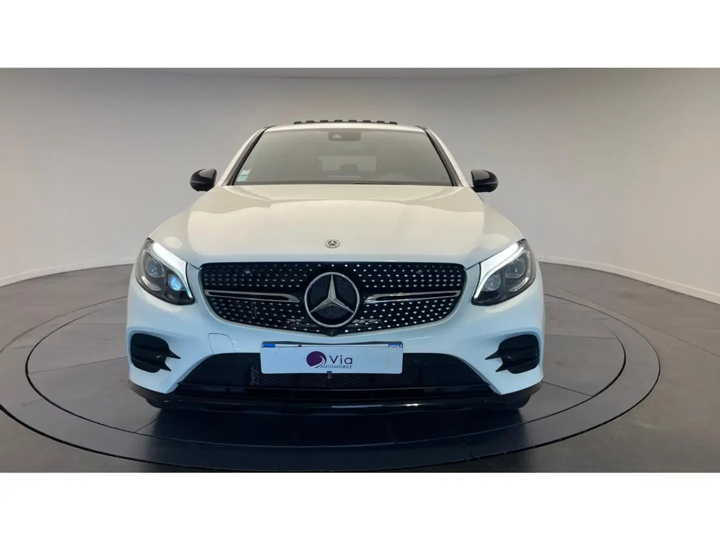 Mercedes-Benz GLC 250 Coupé GLC 250 D Fascination 4-Matic / Entretien Mercedes / Camera 360° / Toit ouvrant Blanc - 2