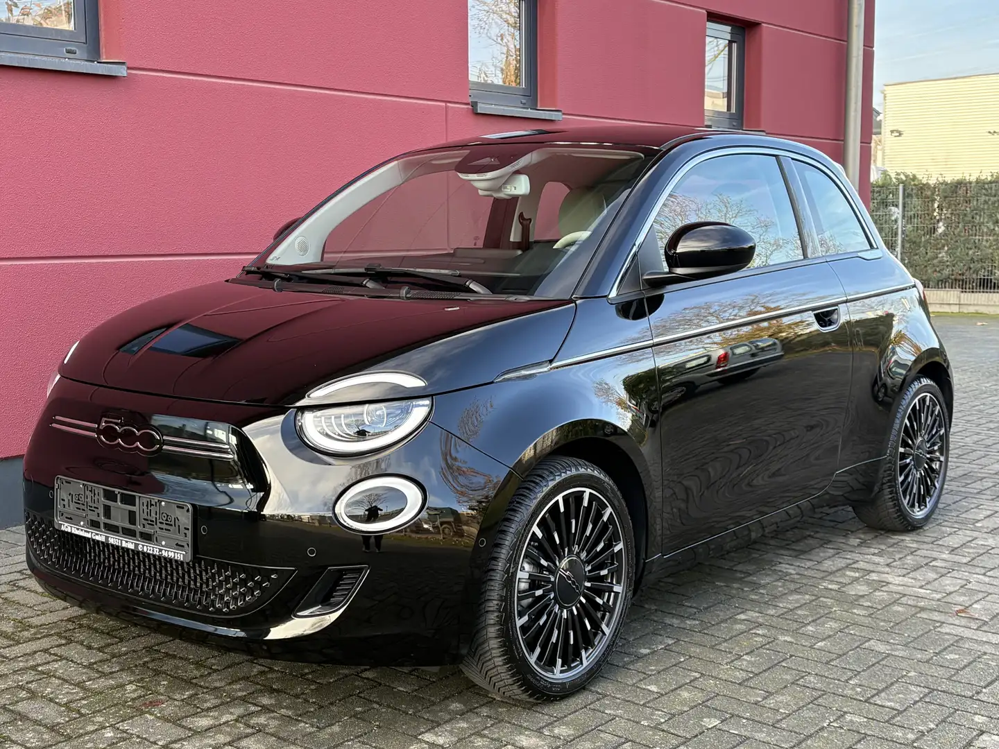 Fiat 500e LA PRIMA BY BOCELLI NUR 13.827KM LEDER 1-HAND TOP* Noir - 1