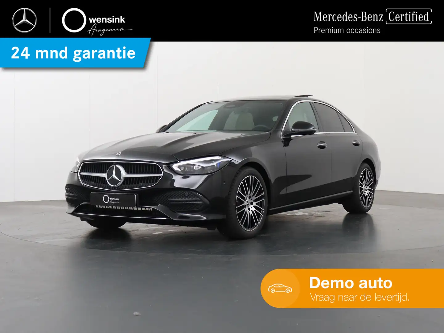Mercedes-Benz C 200 Luxury Line | Panoramaschuifdak | Trekhaak | Premi Zwart - 1