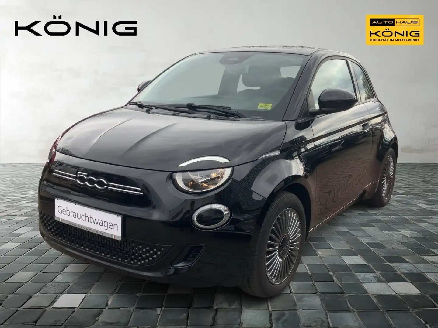 Fiat 500e Icon 115 PS Schwarz - 1