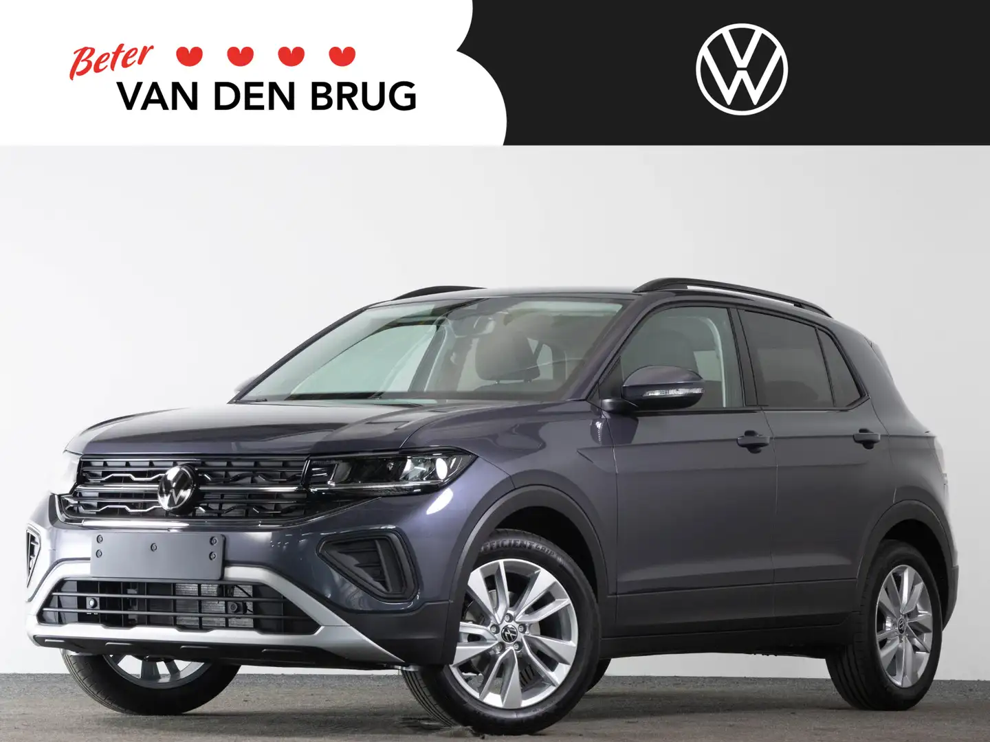 Volkswagen T-Cross Life Edition 1.0 95 pk TSI | Trekhaak | Achteruitr Grijs - 1