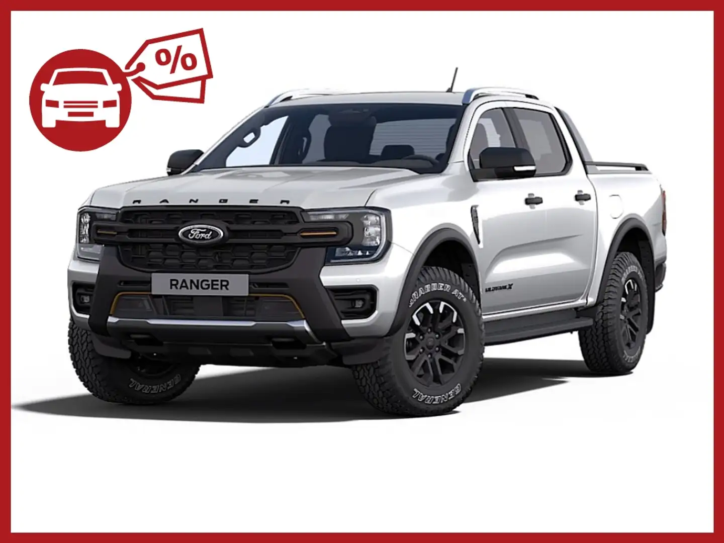 Ford Ranger Ranger Doppelkabine Wildtrak X e-4WD 2,0 EcoBlu... Silber - 1