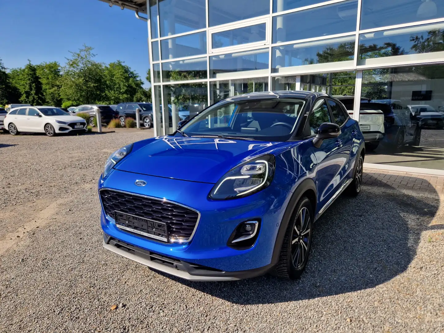 Ford Puma Ford Titanium, Sitzheizung, Lenkradheizung, Rückfa Blau - 1