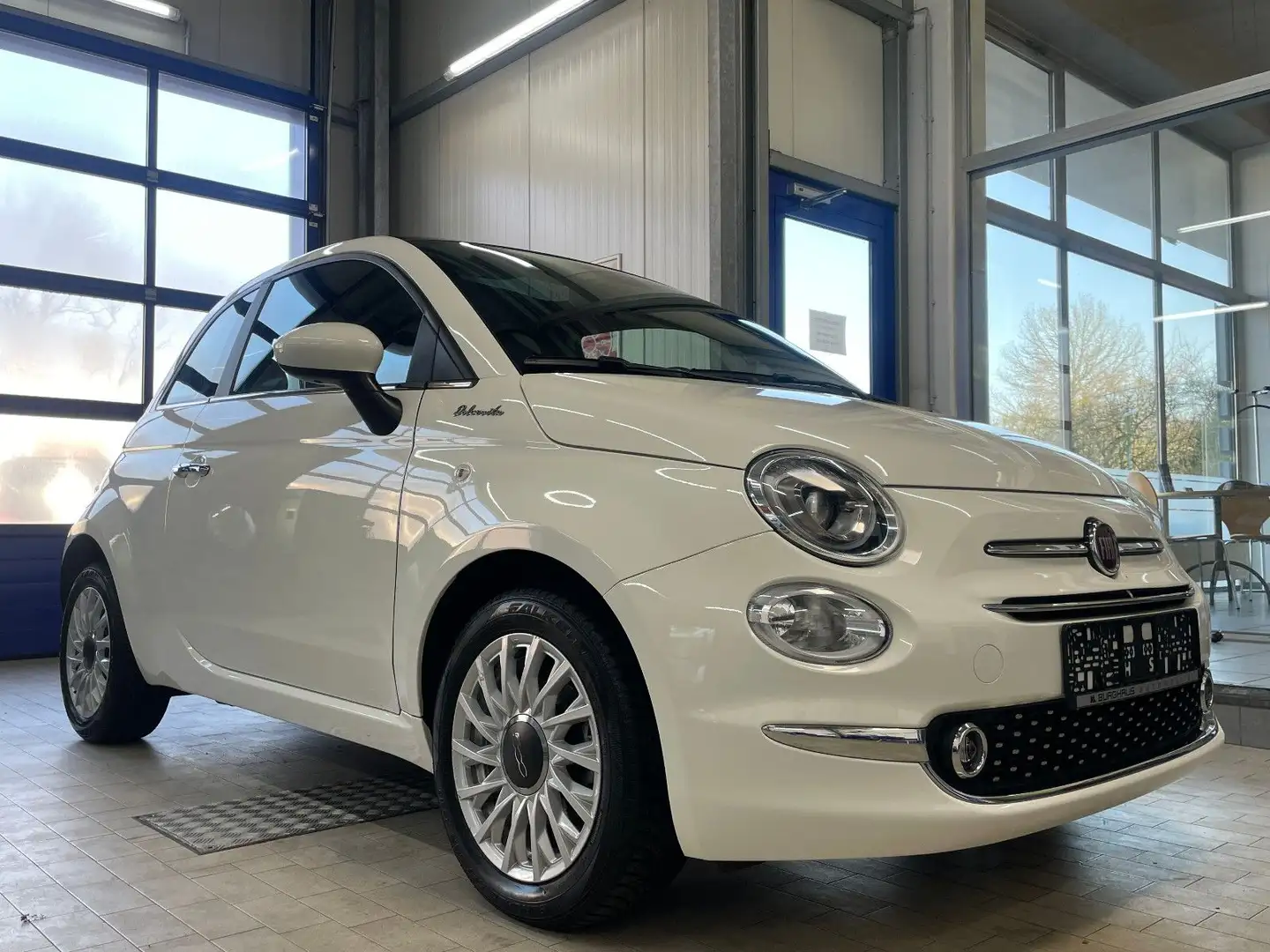 Fiat 500 DOLCEVITA/LICHT/REGEN/CARPLAY/PANO/LED Weiß - 2