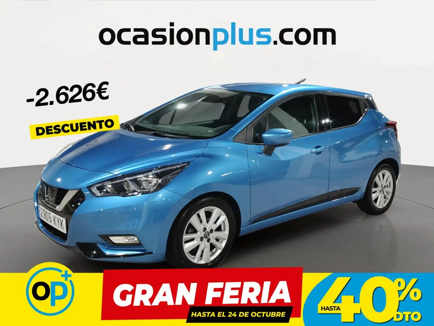Nissan Micra IG-T Acenta 100 Azul - 1