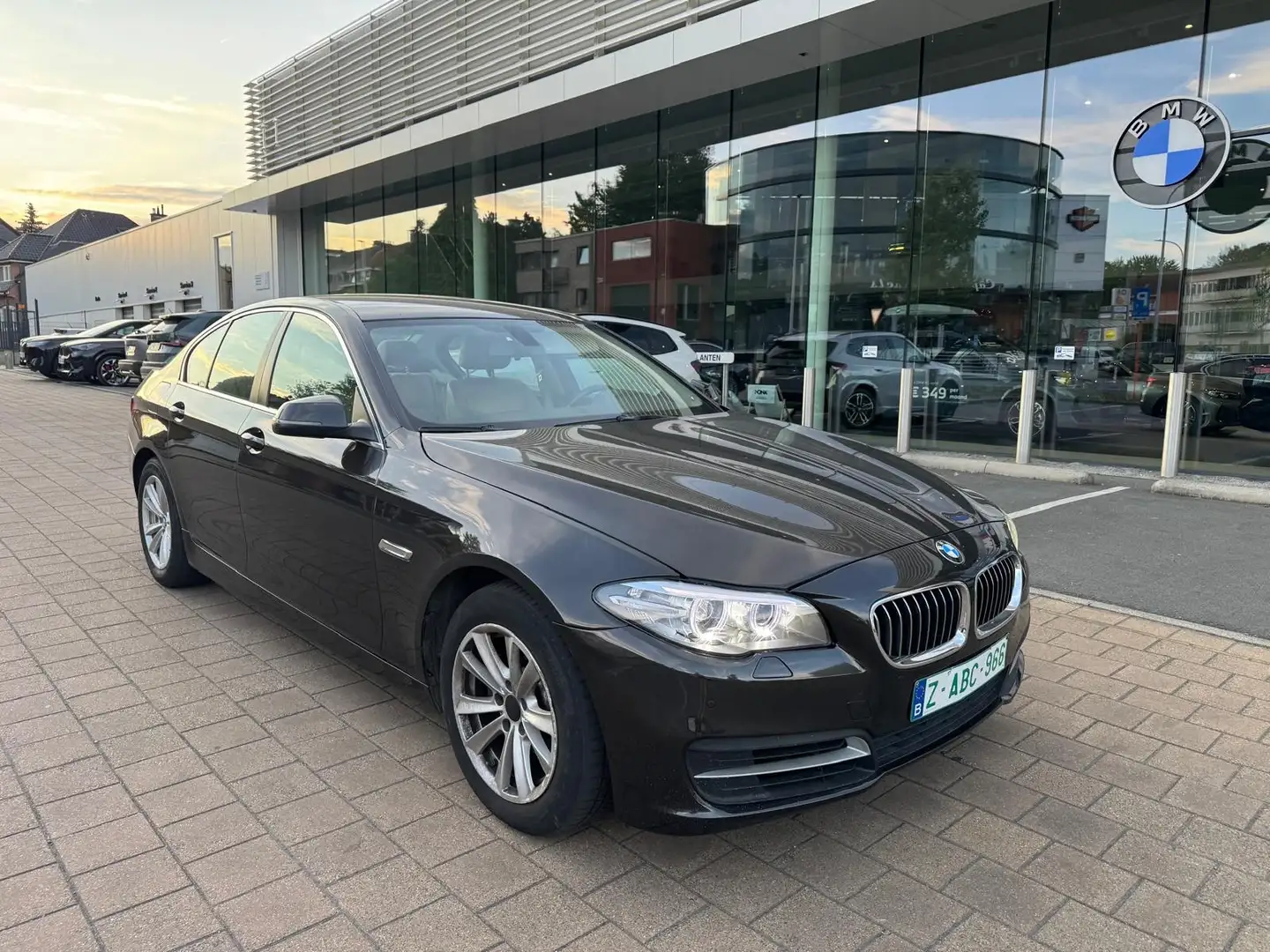 BMW 518 dA dA * XENON + CUIR + GPS + EURO6b Brun - 1