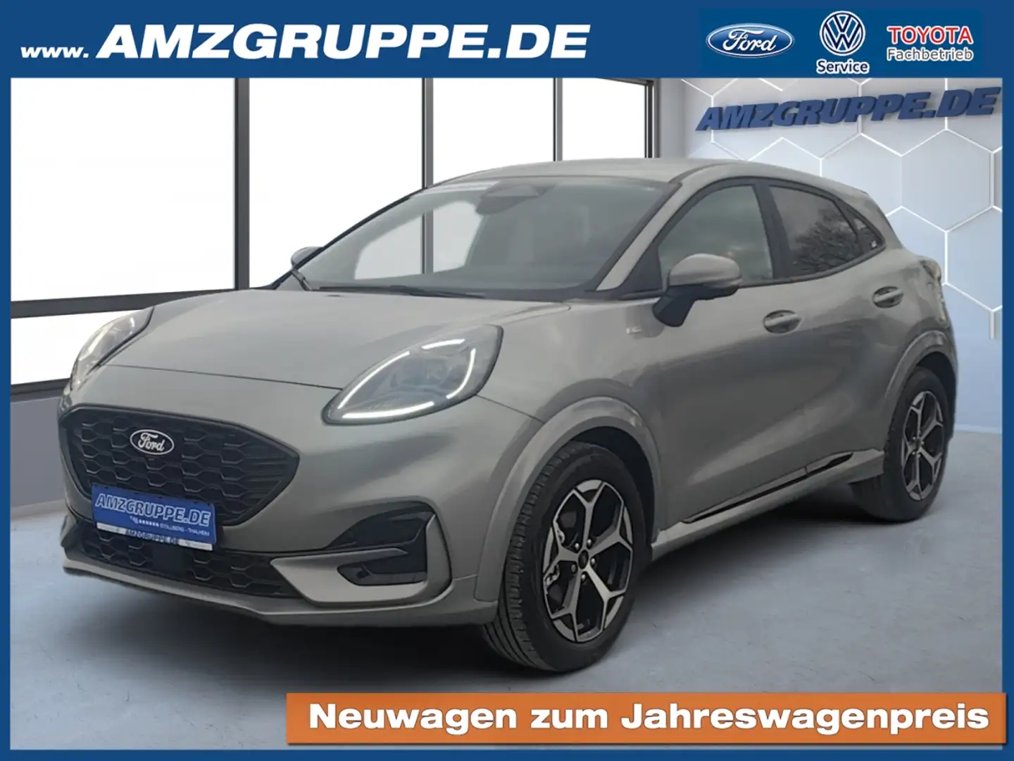 Ford Puma ST-Line mHEV 5J*Gar+Matrix-LED+Komfort+SHZ Stříbrná - 1