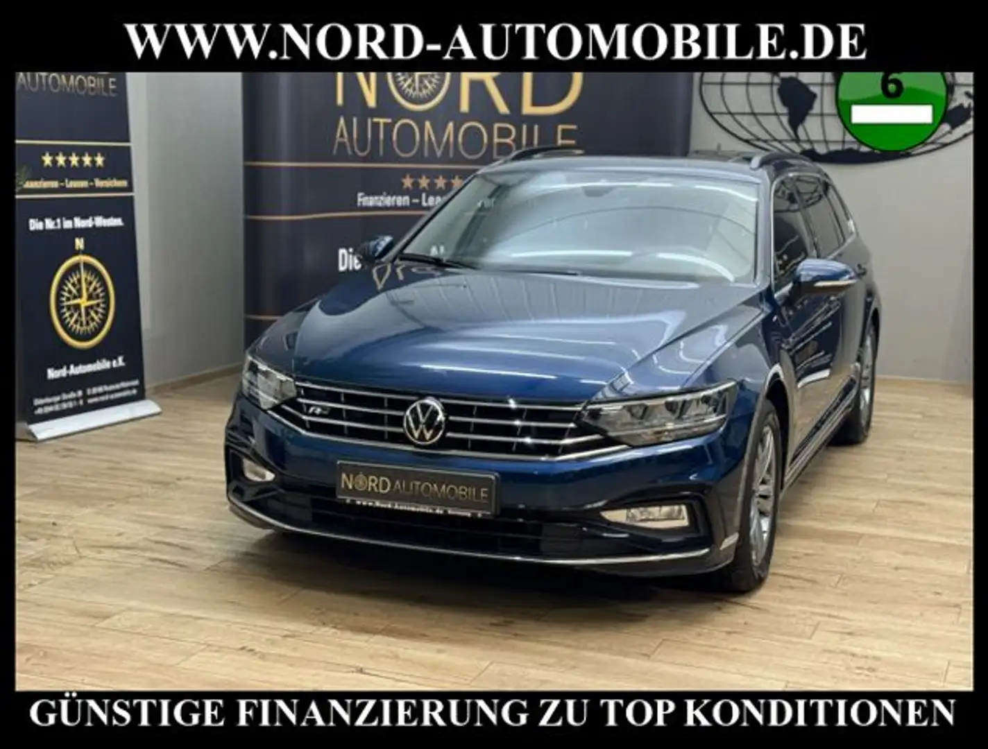 Volkswagen Passat Variant R-Line 2.0 TDI Dig.Cockp*LED*Pano R-Line Azul - 1