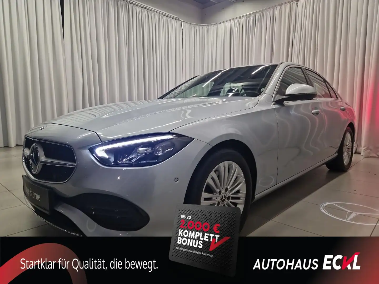 Mercedes-Benz C 200 d Winterp. Silber - 1