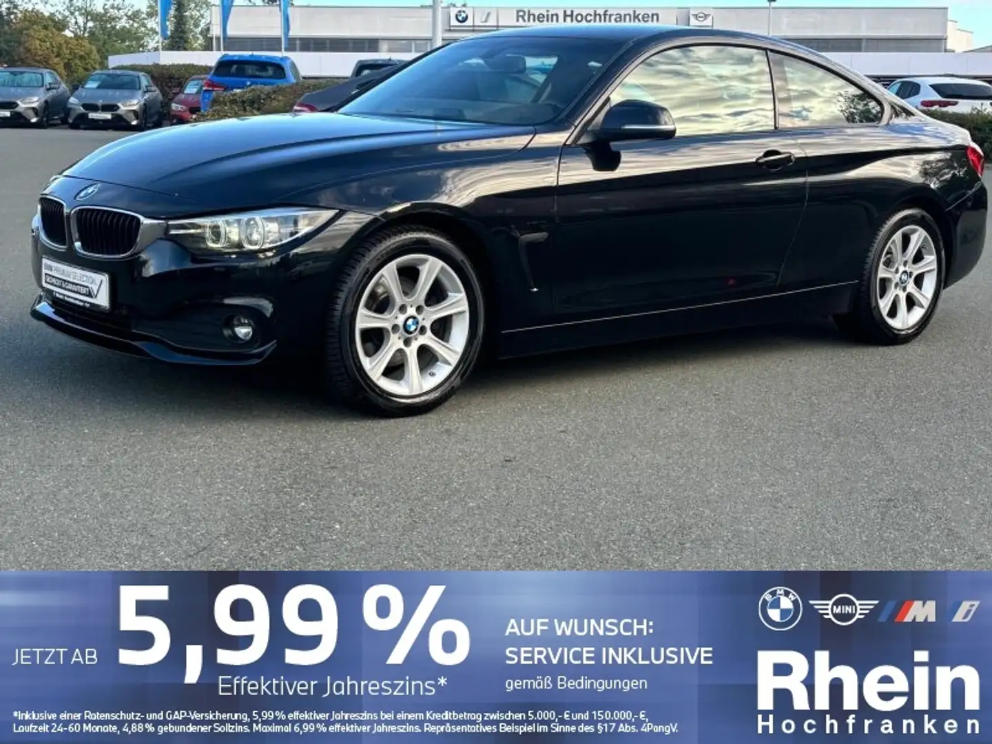 BMW 420 d Coupe Advantage LED NAVI KLIMA SHZ BUSINESS Nero - 1
