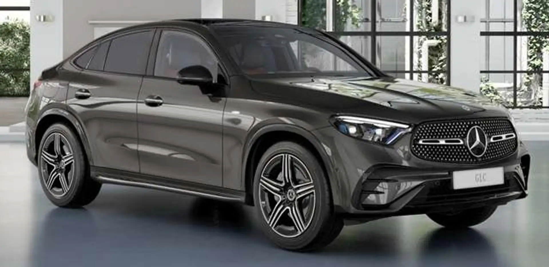 Mercedes-Benz GLC 300 Coupe 300d 4Matic Automatik AMG Line Premium Plus Grijs - 2