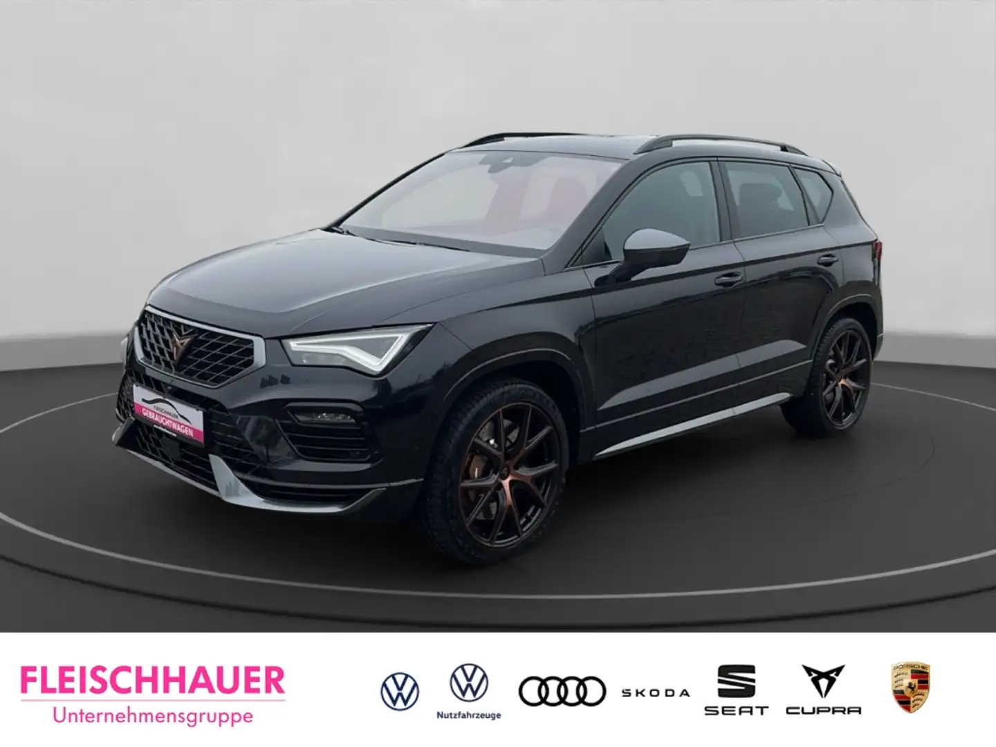 CUPRA Ateca VZ 2.0 TSI 4Drive Akrapovic BREMBO Voll-LED Sitzhz Schwarz - 1
