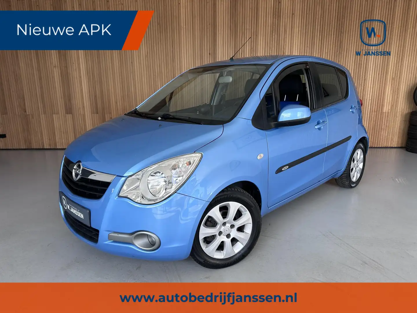 Opel Agila 1.2 Enjoy Airco | NL auto | Onderhouden Bleu - 1
