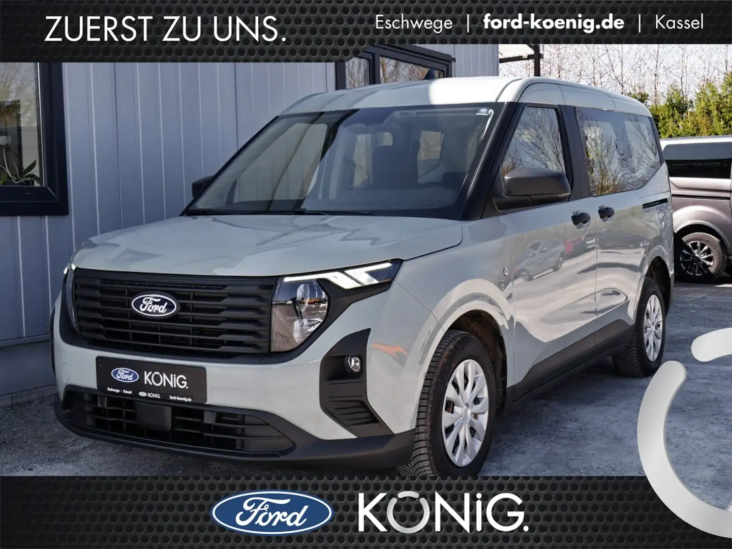 Ford Tourneo Courier Trend 1.0 EB Winter-Paket+Klima Klima Grau - 1