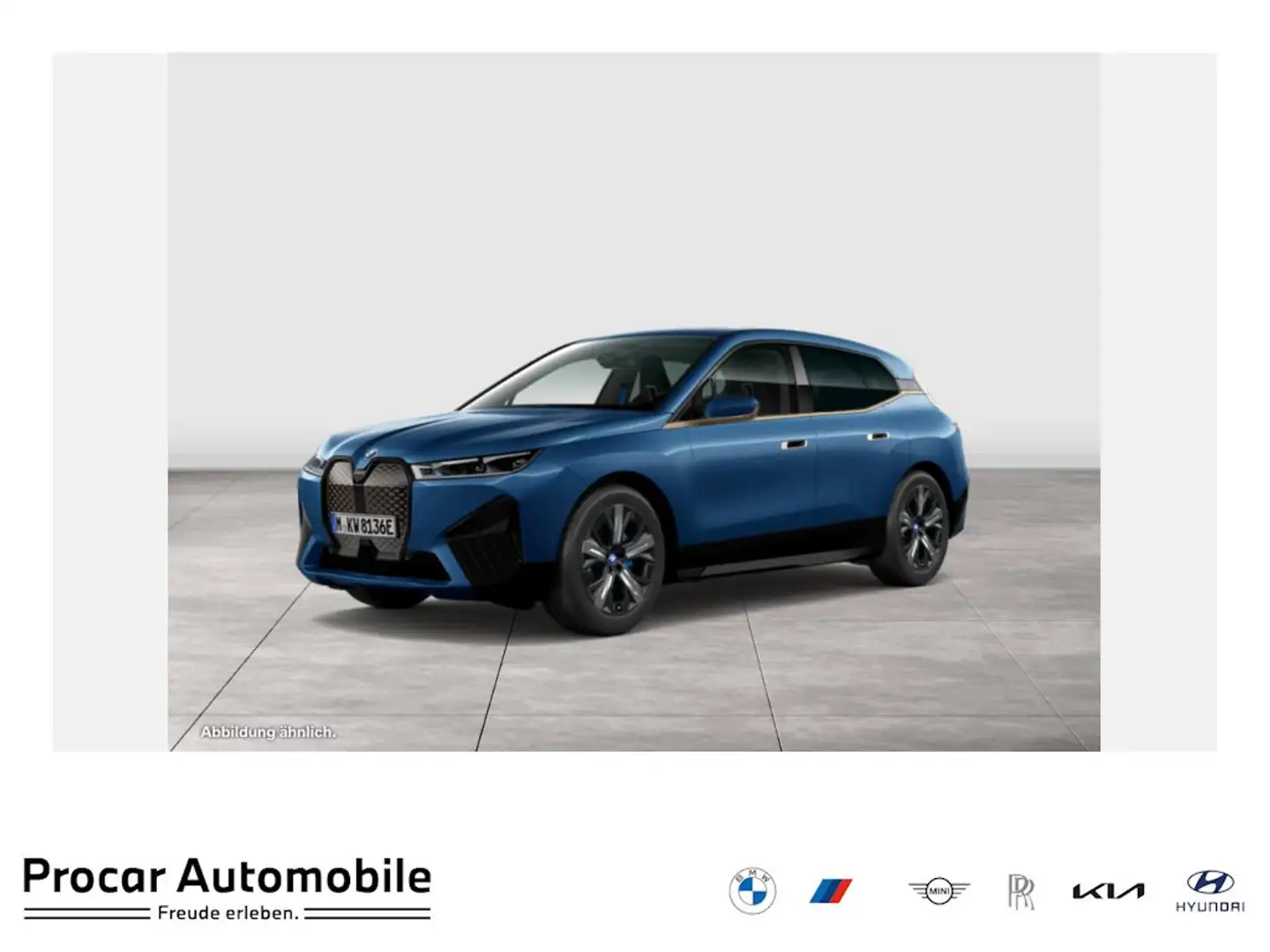 BMW iX xDrive50 M Sport HUD ACC AHK NAVI LED Laser Blau - 1