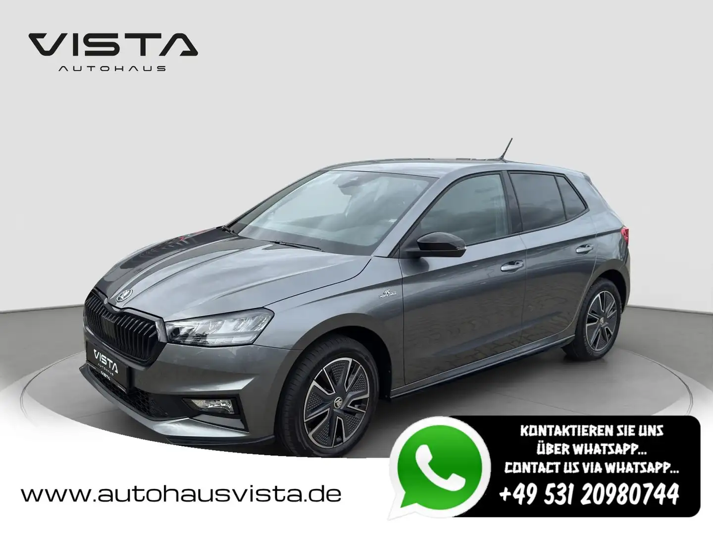 Skoda Fabia Monte Carlo*LED*SPORT*SMARTLINK Grau - 1