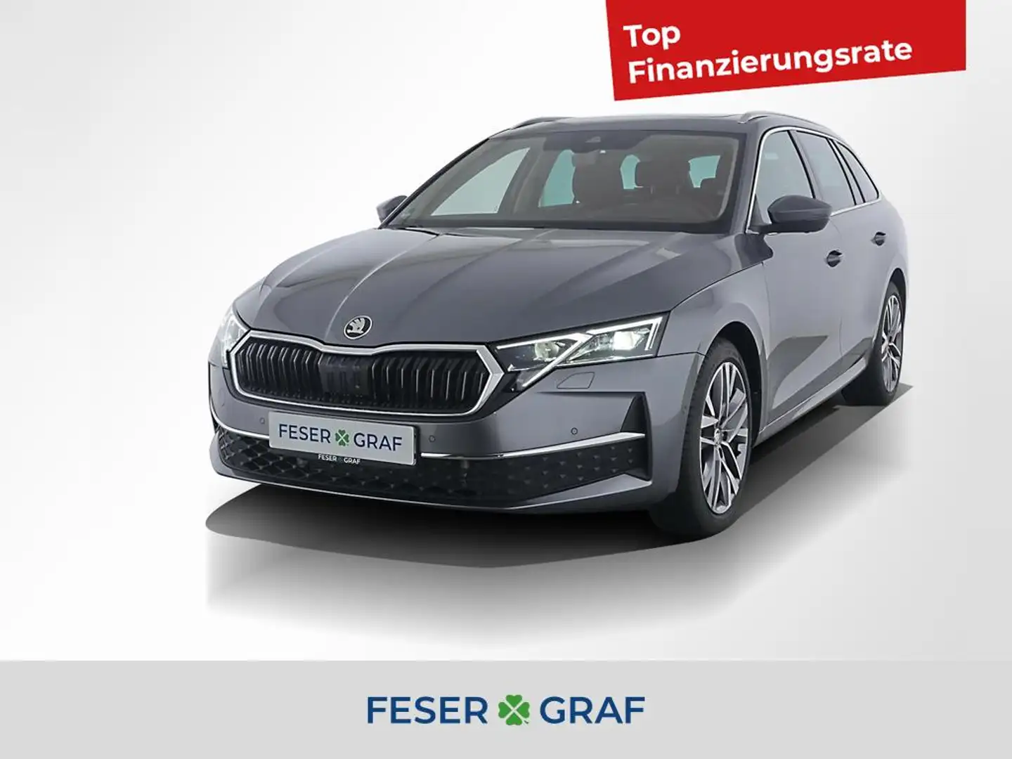 Skoda Octavia Combi 2.0 TDI Selection DSG Matrix/Pano Grau - 1