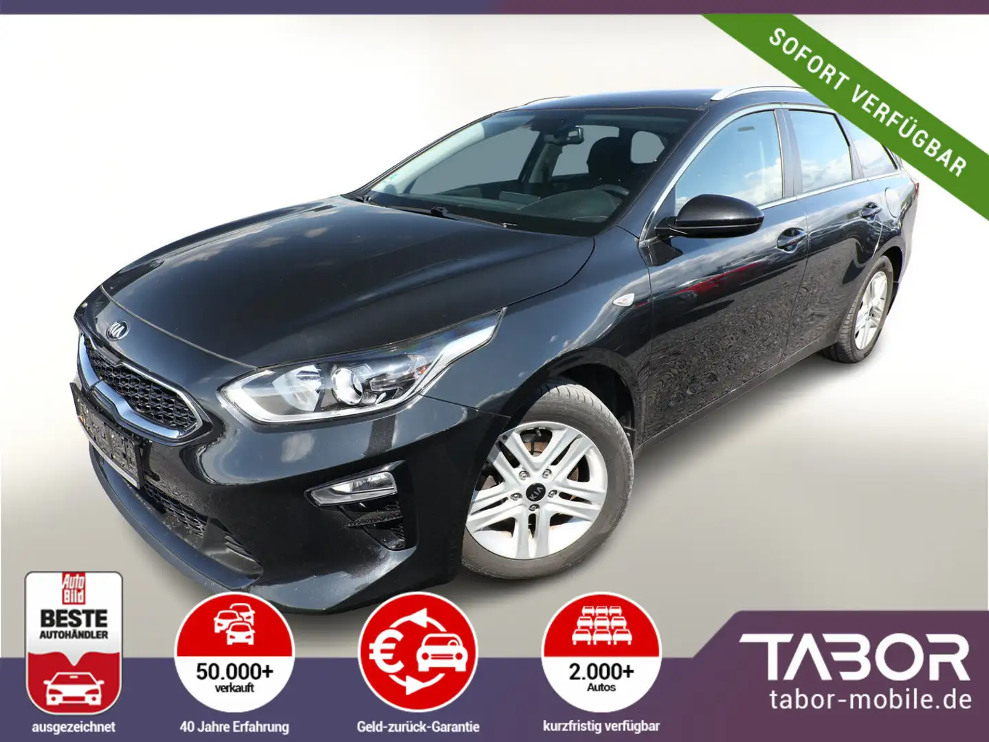 Kia Ceed / cee'd SW 1.0 TGDI 120 PDC Kam LaneA 16Z SmartL Schwarz - 1