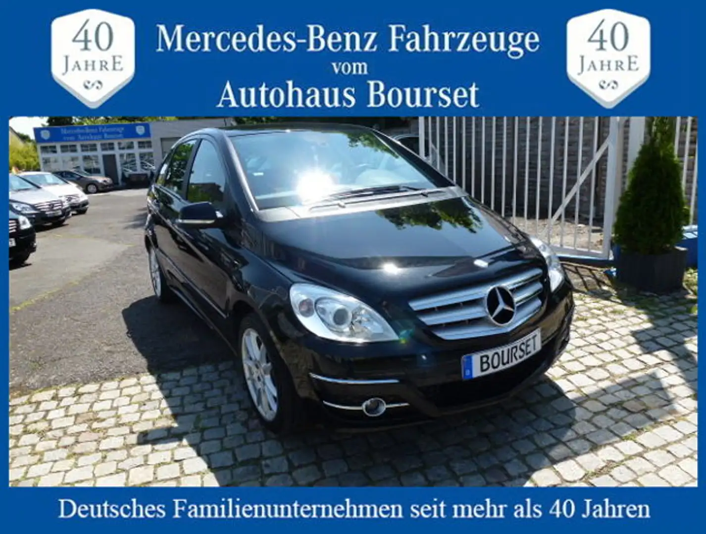 Mercedes-Benz B 160 Autom-Klima-Sitzhzg-erst 64.000KM aktiver Parkassi Schwarz - 1
