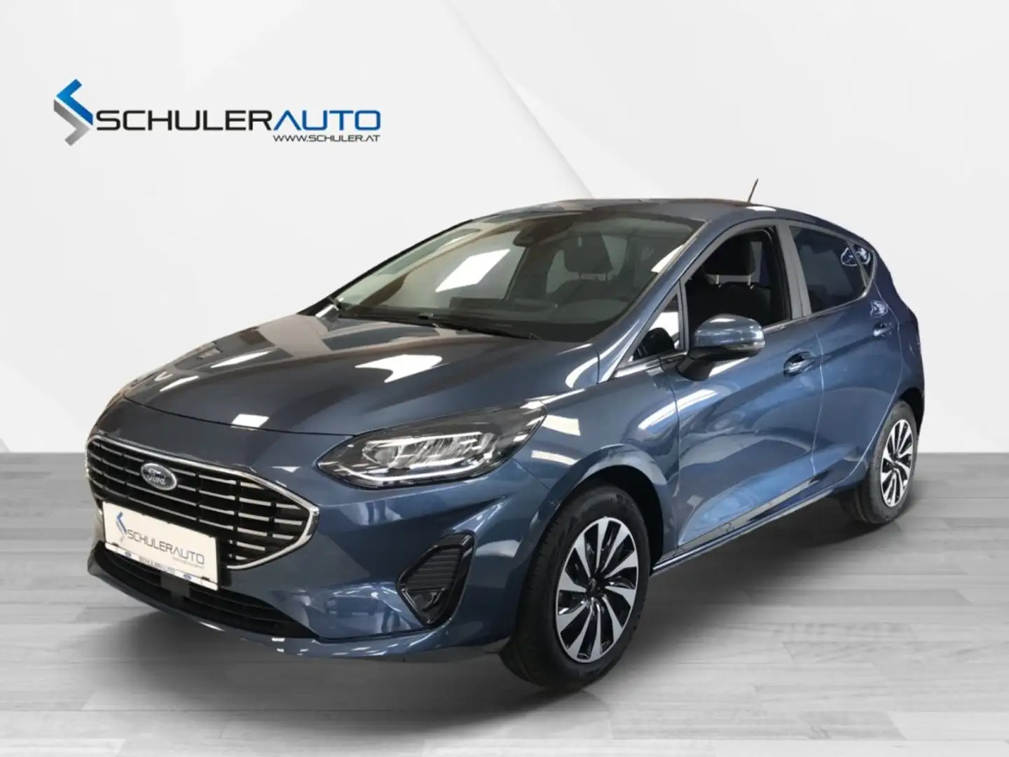 Ford Fiesta 5Tg. 1,0Ecoboost Titanium 100PS*AHK*Kamera* Blau - 1