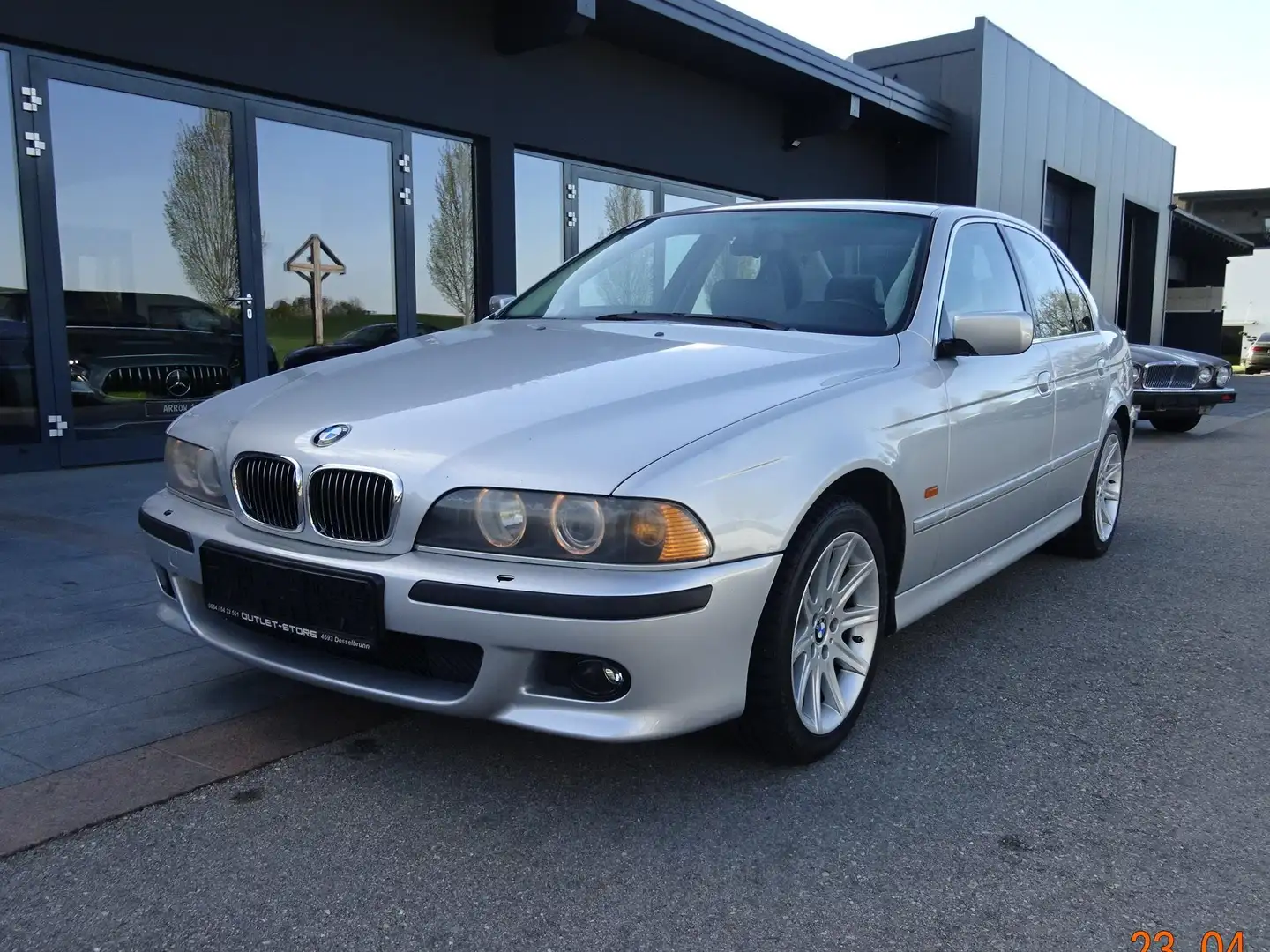 BMW 535 i V8  "2.Besitz, 130.000km" Silber - 2