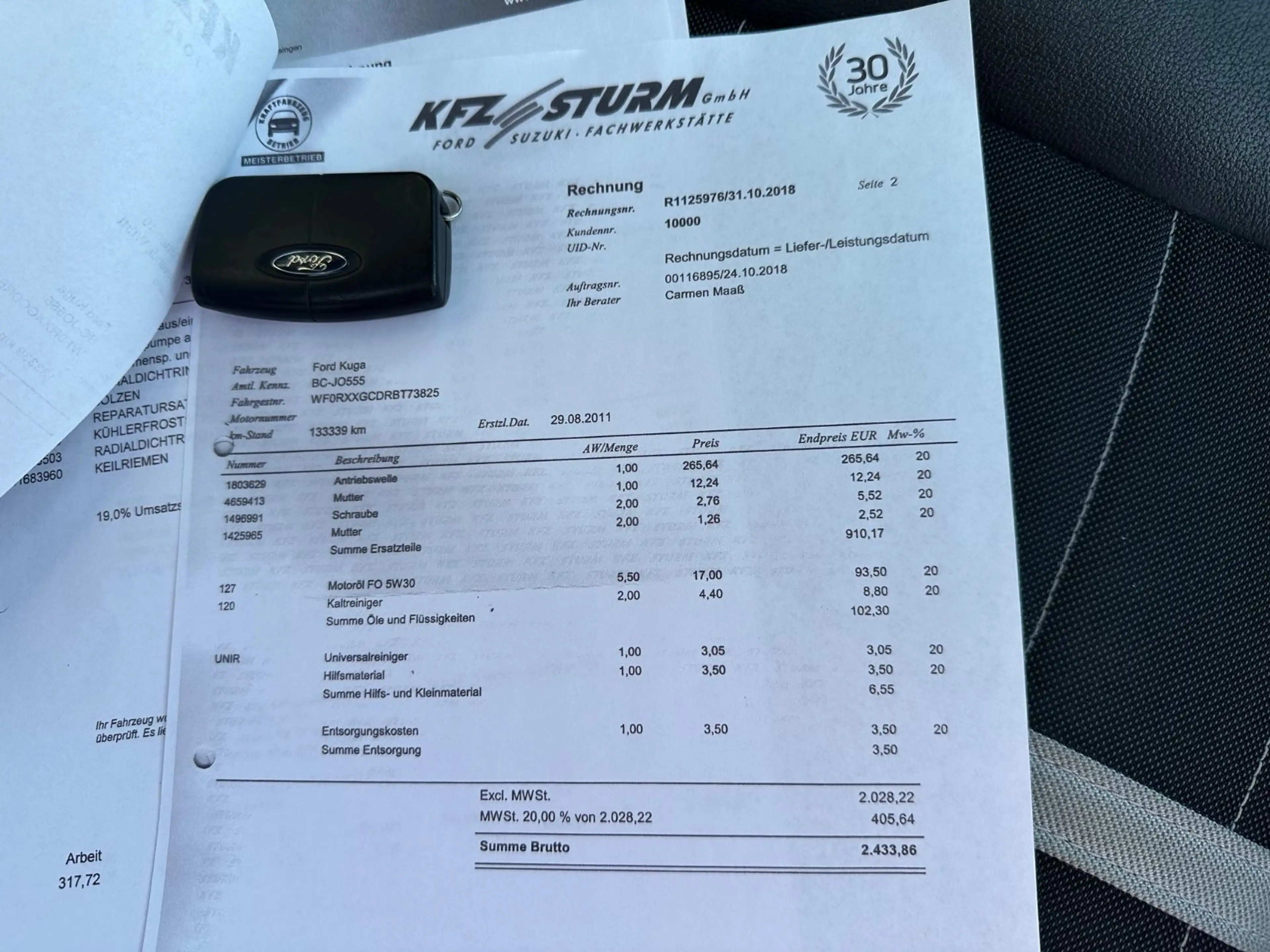 Ford Kuga Titanium / EURO-5 / A.H.K. (abnehmbar) 2.Hd — photo 21