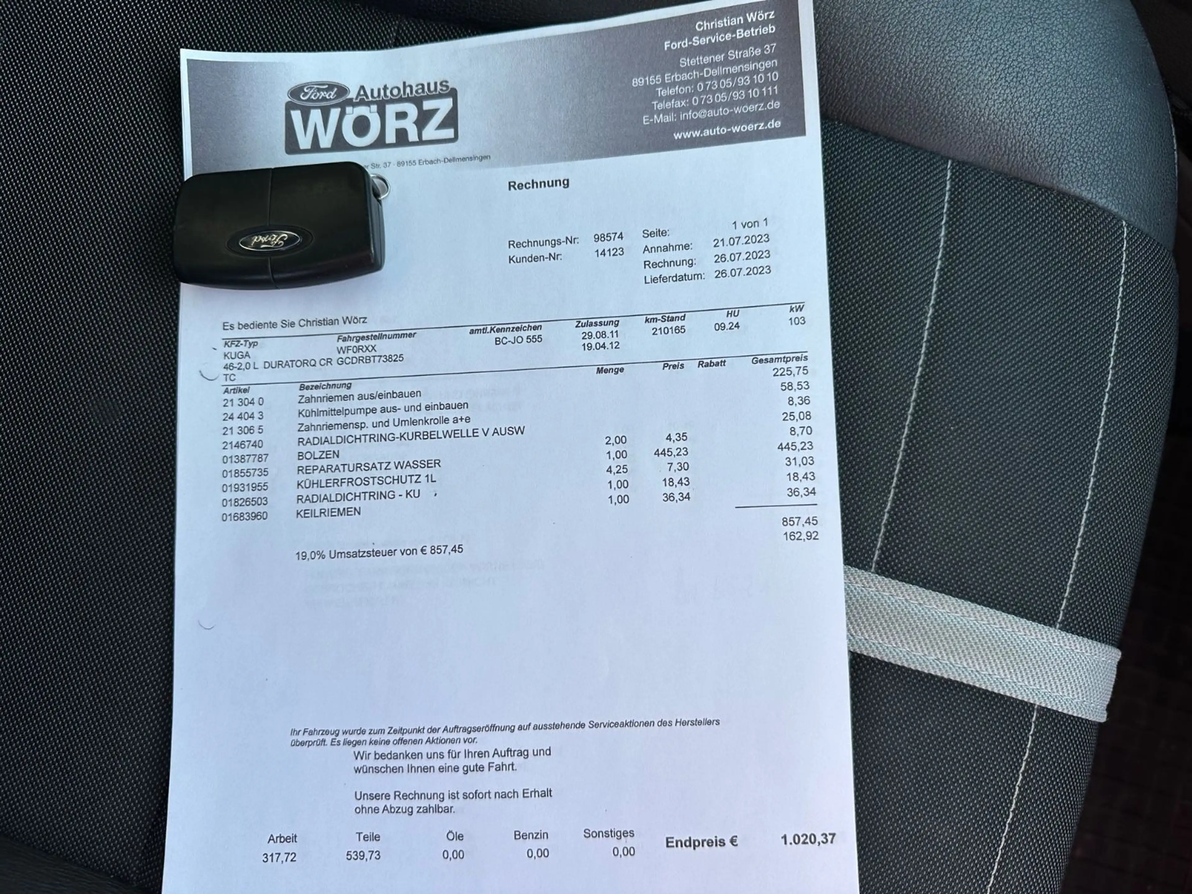 Ford Kuga Titanium / EURO-5 / A.H.K. (abnehmbar) 2.Hd — photo 18