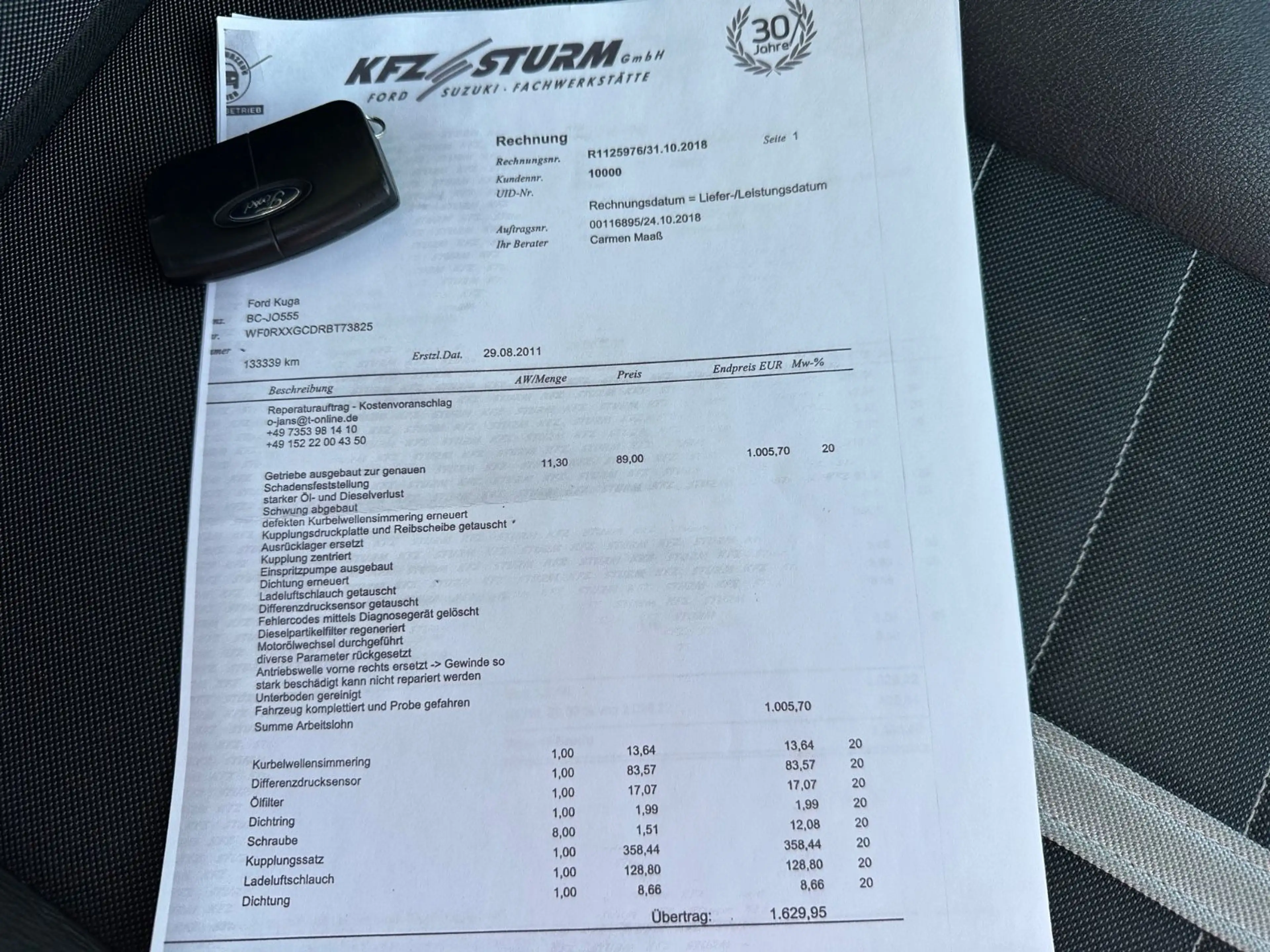 Ford Kuga Titanium / EURO-5 / A.H.K. (abnehmbar) 2.Hd — photo 20