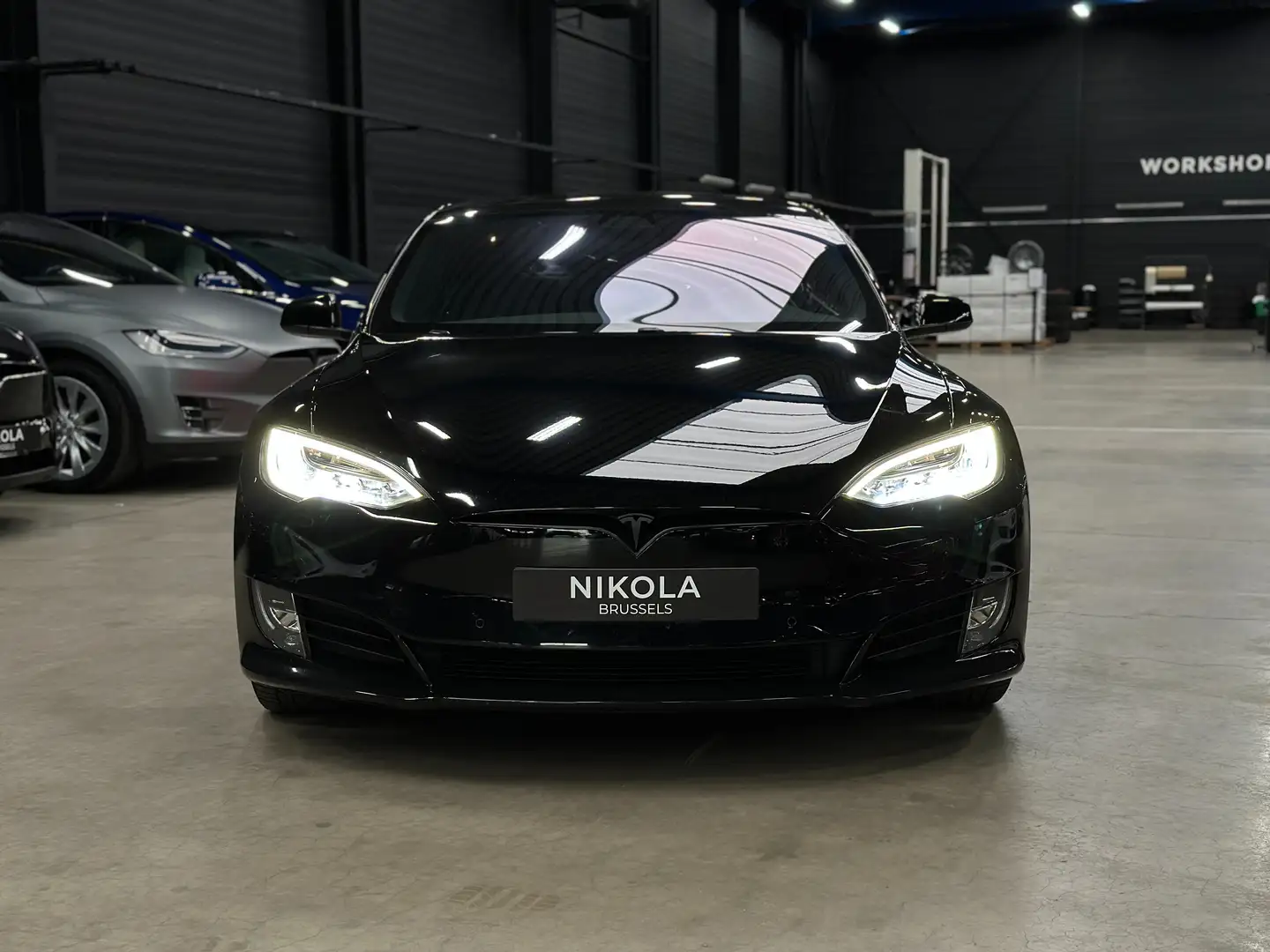 Tesla Model S LONG RANGE - RAVEN MODEL ! - CHROME DELETE Black - 2