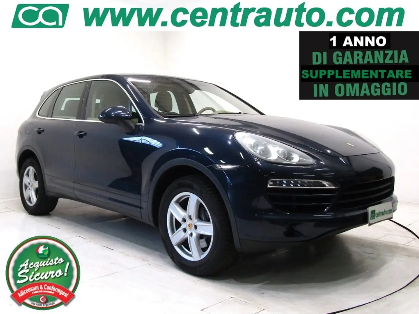 Porsche Cayenne 3.0 Diesel Aut. PELLE * Blau - 1
