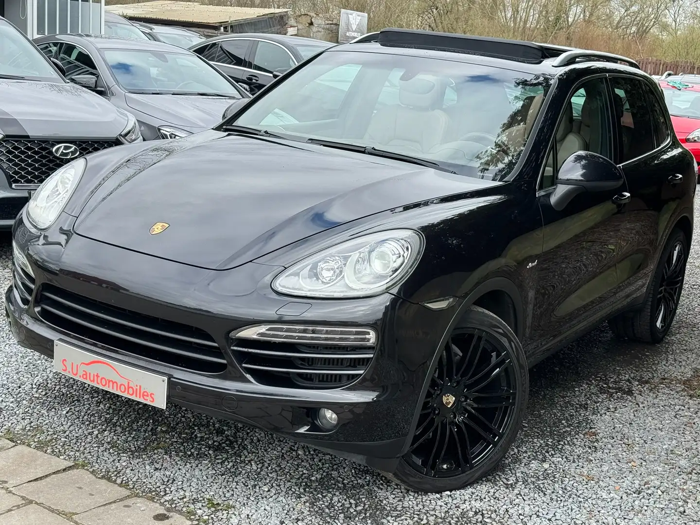 Porsche Cayenne 3.0D 120000Km/1Main/Carnet Porsche/Full/Gar12M Noir - 1