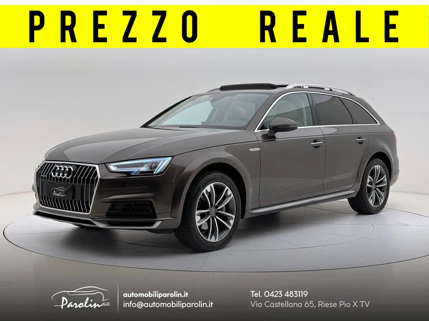 Audi A4 allroad 2.0 tdi 190cv S-tronic Tetto-Matrix-Telecamera Hnědá - 1