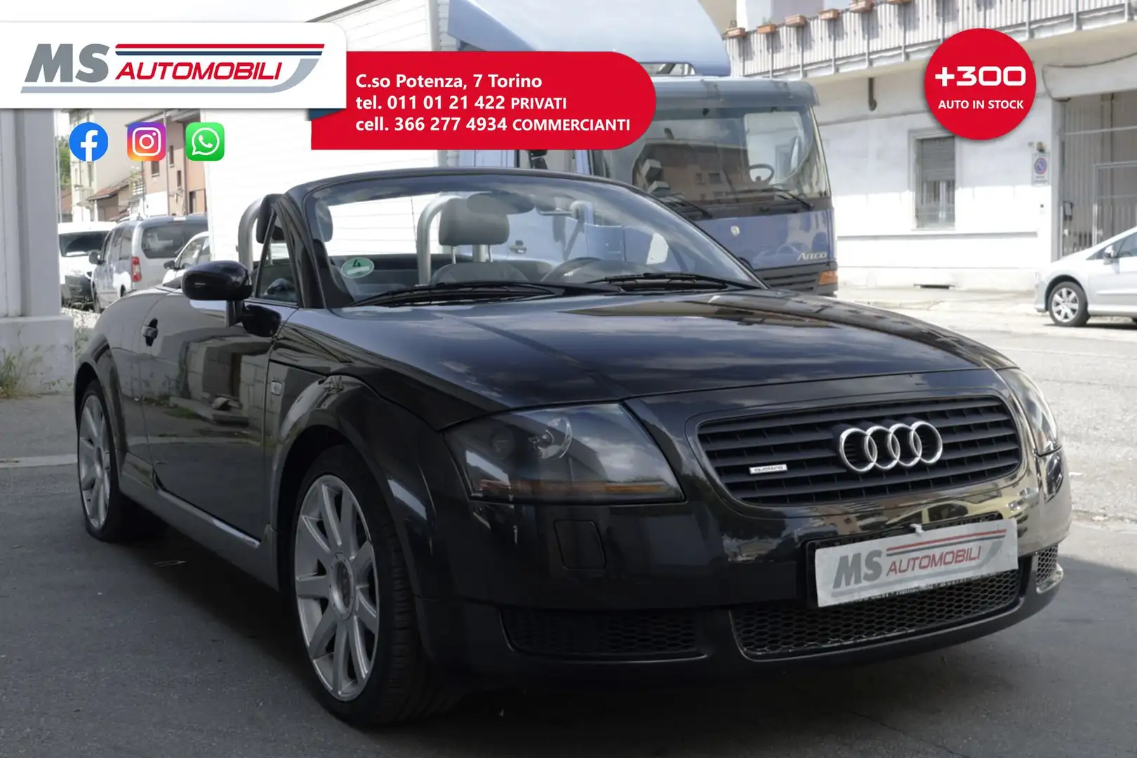 Audi TT Roadster 1.8 T 20V/225 CV quattro Unicoproprietar Чёрный - 1