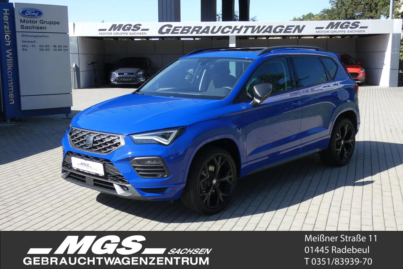 SEAT Ateca 1.5 TSI "FR" #DSG #LED #AHK #NAVI #PDC Blau - 1