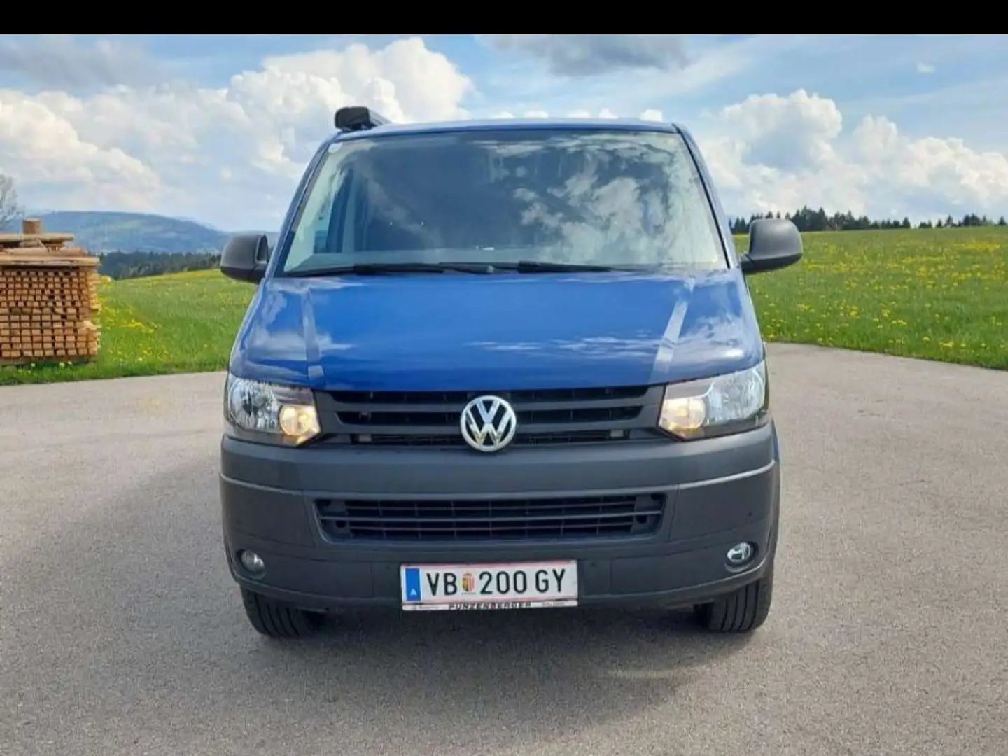 Volkswagen T5 Doka , 6 sitzer , 2.0l 140PS Blau - 2