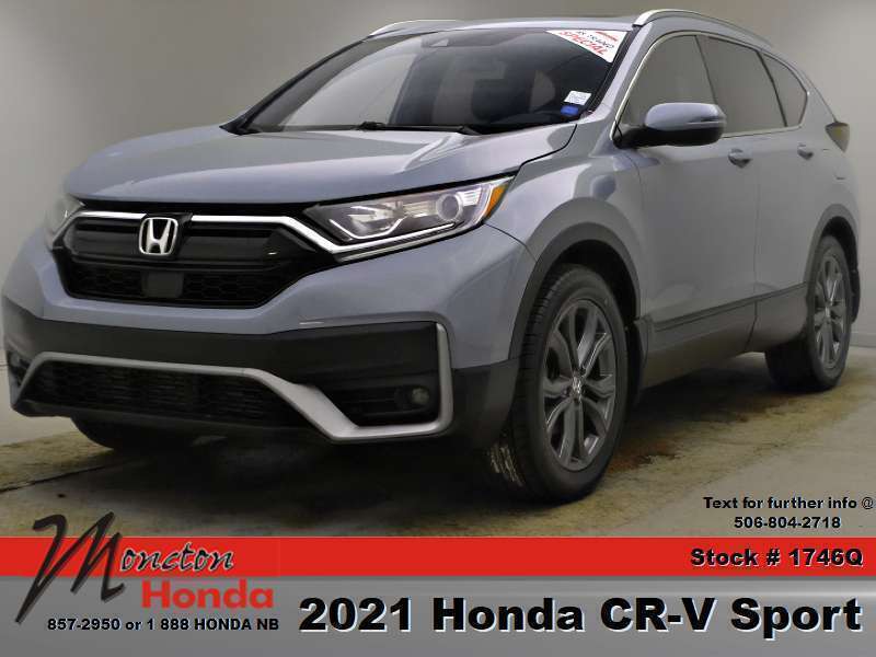 Gray 2021 Honda CR-V SUV / Crossover  Automatic
